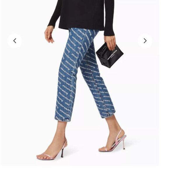 ALEXANDER WANG - Logo'd Jeans - Picture 10 of 16